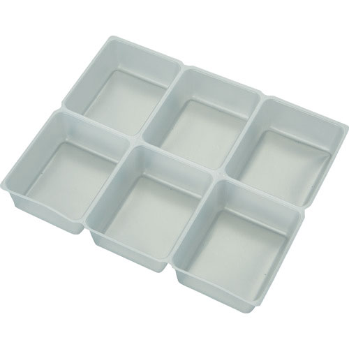 ＴＲＵＳＣＯ　ＰＰトレー　角　ミシン目付き　６マス　５１Ｘ６６＿