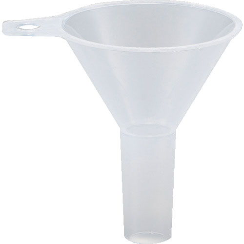 ＴＲＵＳＣＯ　粉末ロート　上部内径Φ５０ｘ足外径１４ｘ足長３４　ＰＰ製＿