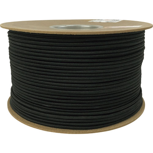 ユタカメイク　タイトゴムロープドラム巻　４．５ｍｍ×２００ｍ　ブラック＿