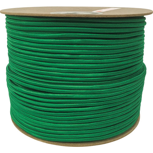 ユタカメイク　タイトゴムロープドラム巻　６ｍｍ×２００ｍ　グリーン＿