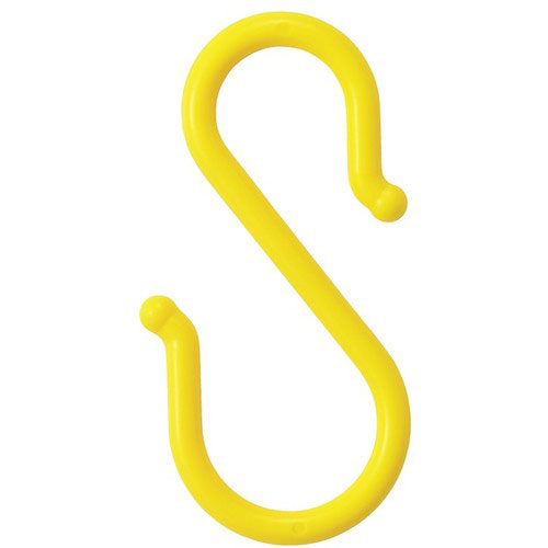 ニッサチェイン　Ｓフック　１１５ｍｍ　黄　（５０個入）＿
