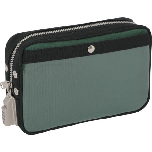 ＳＡＮＥＩ　帆布メール用ポーチ（Ｓ）ＳＥＤ－１錠付　モスグリーン＿