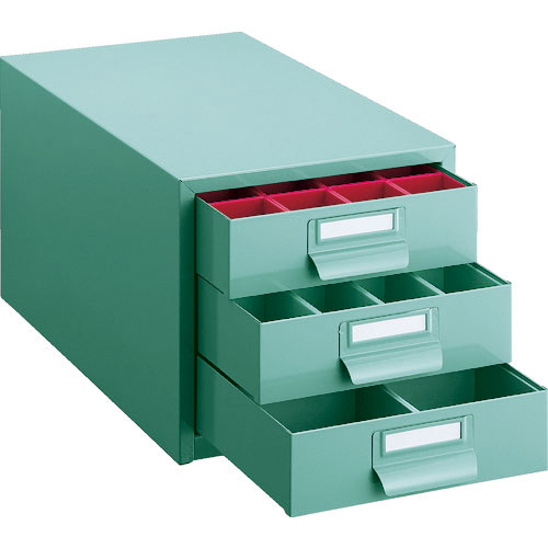 ＴＲＵＳＣＯ　ツールケース　２３３Ｘ４１０ＸＨ２２２　引出３段　プラボックス付＿