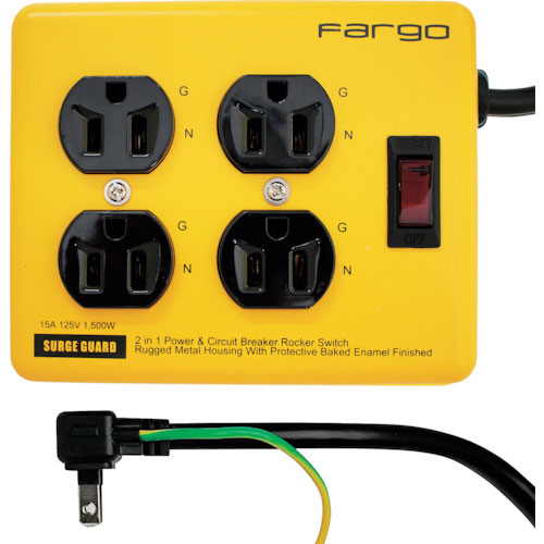 Ｆａｒｇｏ　スチールタップ　ＡＣ４個口　イエロー＿