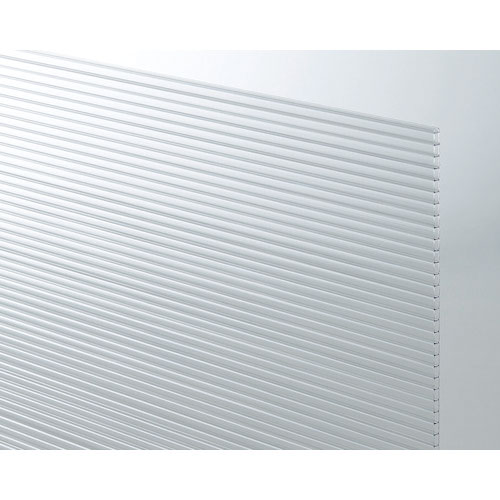 ＴＲＵＳＣＯ　ポリカーボネート中空ボード９１０Ｘ１８２０Ｘ４ｍｍ　透明＿