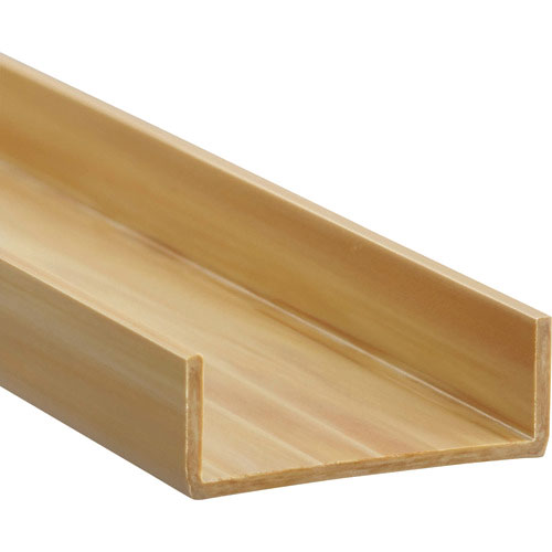 光　簡易内窓用フレーム＆レール　横カバー木目１２×３４×９１５ｍｍ＿