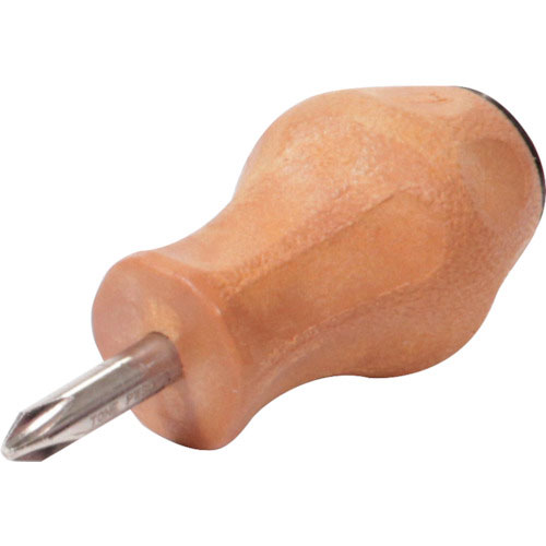 ＴＯＮＥ　木柄ドライバー　スベランスタビードライバー　刃先Ｎｏ．２　軸長２５ｍｍ　全長８２ｍｍ＿