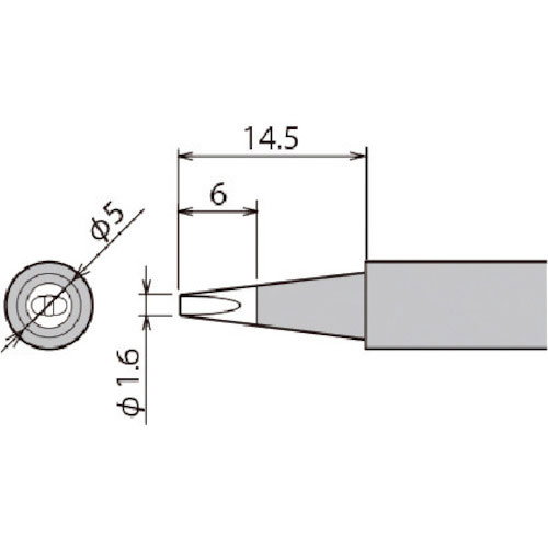 グット　交換こて先　Ｄ型＿