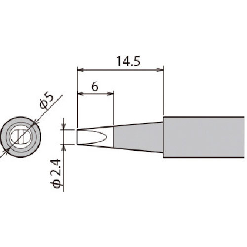 グット　交換こて先　Ｄ型＿