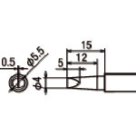 グット　　ＰＸ２／ＳＶＳ用　こて先　４Ｄ＿
