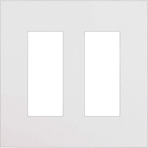 スガツネ工業　（２１００４０７５３）ＰＸＰ－ＥＳ０２－ＷＴスイッチプレート・コンセントプレート（２連＿