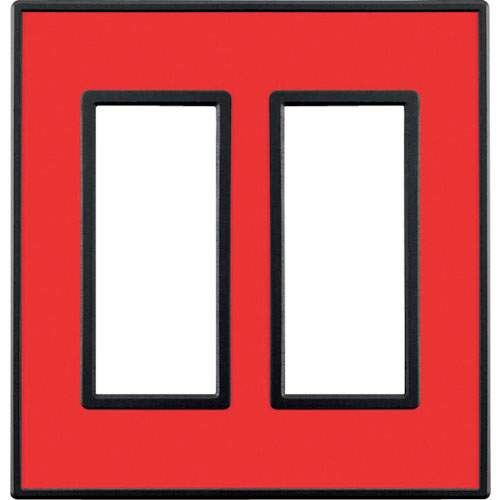 スガツネ工業　（２１００３２２３４）ＰＸＰ－ＦＢ０２－ＣＲスイッチプレート・コンセントプレート（２連＿