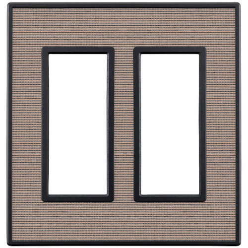 スガツネ工業　（２１００３２２３７）ＰＸＰ－ＦＢ０２－ＦＤスイッチプレート・コンセントプレート（２連＿