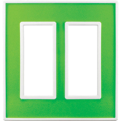 スガツネ工業　（２１００３２２２７）ＰＸＰ－ＦＷ０２－ＡＧスイッチプレート・コンセントプレート（２連＿