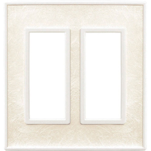 スガツネ工業　（２１００３２２３０）ＰＸＰ－ＦＷ０２－ＰＷスイッチプレート・コンセントプレート（２連＿