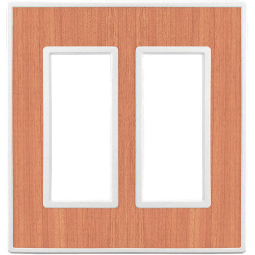 スガツネ工業　（２１００３２２２２）ＰＸＰ－ＦＷ０２－ＷＲスイッチプレート・コンセントプレート（２連＿