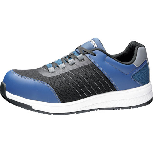 ミドリ安全　高反発ソール　先芯入りスニーカー　ＱＬ－０１Ｎネイビー　２６ｃｍ＿