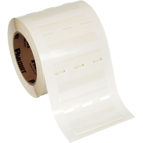 パンドウイット　熱転写プリンタ用回転ラベル　白　印字部１２．７×９．７　５０００枚＿