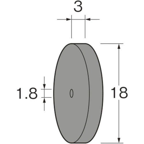 リューター　ホイール型カーボランダムゴム砥石＿