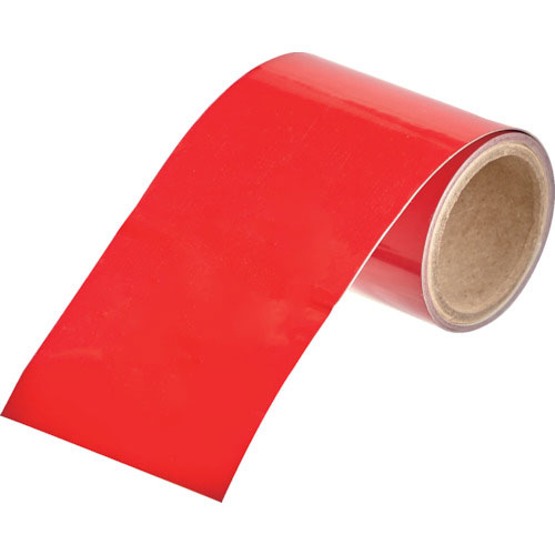 ＴＲＵＳＣＯ　配管識別テープ　赤（７．５Ｒ４／１５）２５ＭＭ幅Ｘ１Ｍ＿