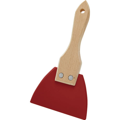 ＴＲＵＳＣＯ　ゴムベラ　木柄　１２５ＭＭ＿