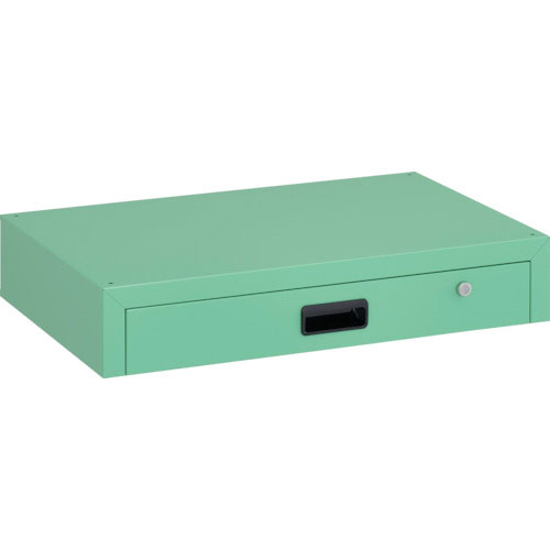 ＴＲＵＳＣＯ　ツールワゴン　ラビットワゴン用１段引出　７００Ｘ４５０　ヤンググリーン＿