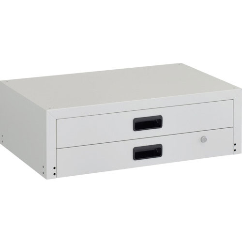 ＴＲＵＳＣＯ　ツールワゴン　ラビットワゴン用２段引出　７００Ｘ４５０　ホワイト＿