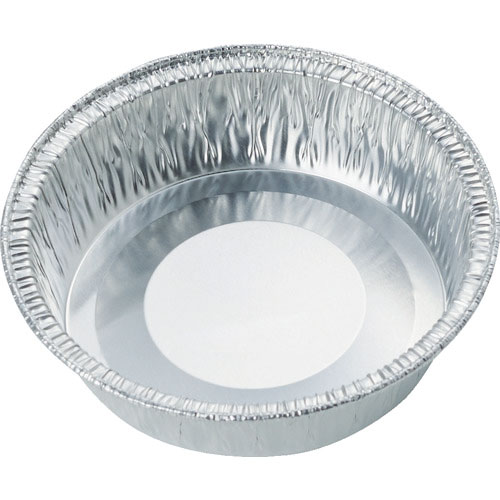 ＴＲＵＳＣＯ　使い捨てアルミ容器　丸深型　２０枚入　１２０ＣＣ＿