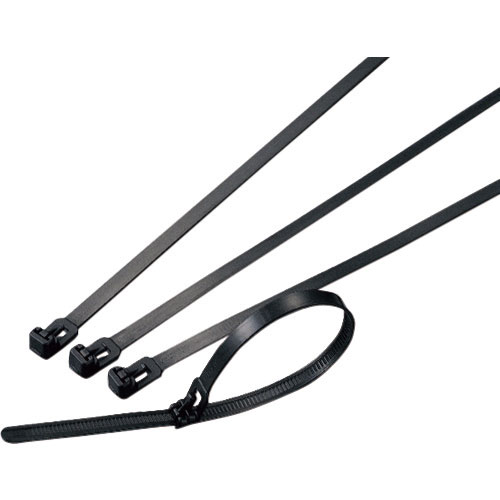 ヘラマンタイトン　リピートタイ　幅７．４Ｘ長さ２５０ｍｍ　１００本入　耐候・耐薬品グレード　屋内外用＿