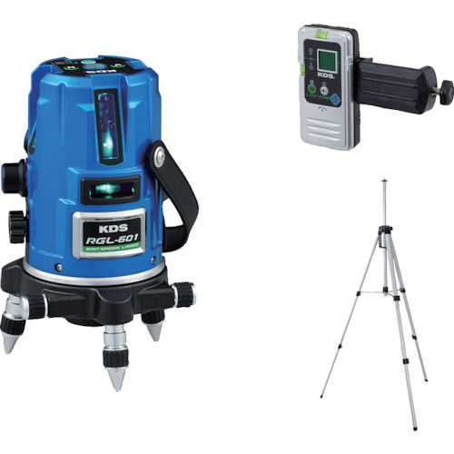 ＫＤＳ　ミントグリーンレーザー６０１受光器三脚付＿