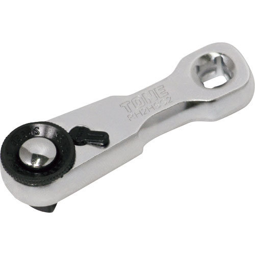 ＴＯＮＥ　スタビーラチェットハンドル（ホールドタイプ）　歯数６０枚　差込角６．３５ｍｍ　全長６０ｍｍ＿