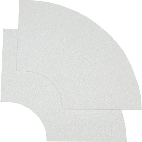 新富士　ロードマーキング　ラインＵ字パーツ１００ｍｍ幅　白＿