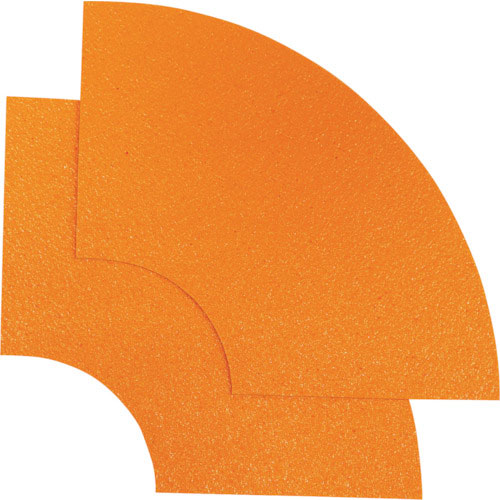 新富士　ロードマーキング　ラインＵ字パーツ１００ｍｍ幅　黄＿