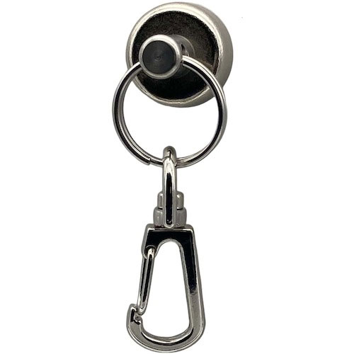 ラクテム　強力マグネットリング　Φ２０　ゴム・スプリングスナップ付＿