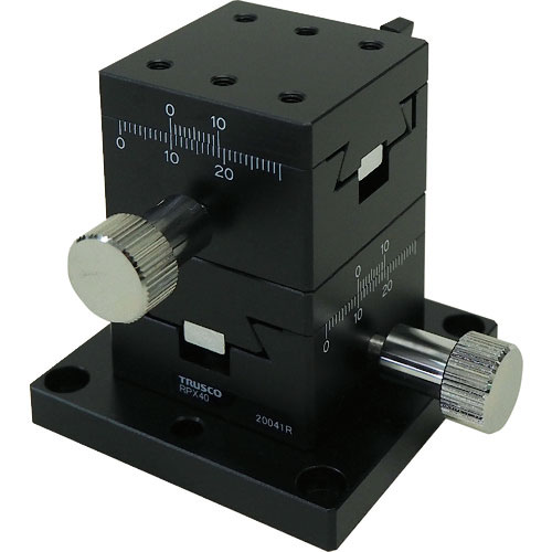 ＴＲＵＳＣＯ　ラックピニオンＸＹステージ　４０Ｘ４０＿