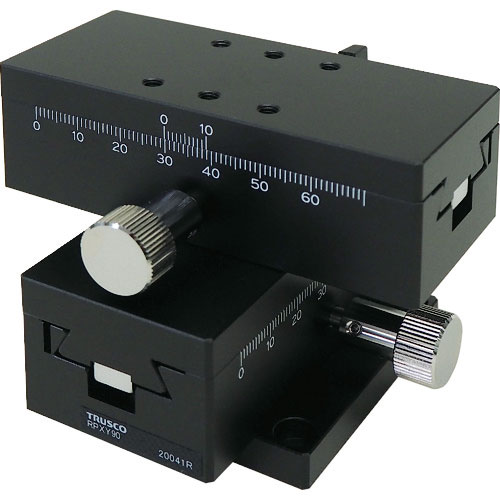 ＴＲＵＳＣＯ　ラックピニオンＸＹステージ　４０Ｘ９０＿