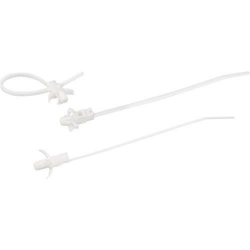 ヘラマンタイトン　インシュロック　リリースプッシュマウントタイ　白　難燃＿