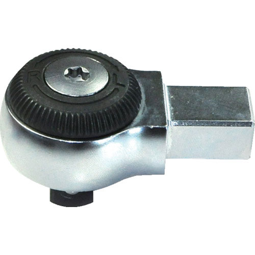 ＴＲＵＳＣＯ　ラウンド型ラチェットヘッド　差込角６．３５ｍｍ　取付サイズ９Ｘ１２ｍｍ＿