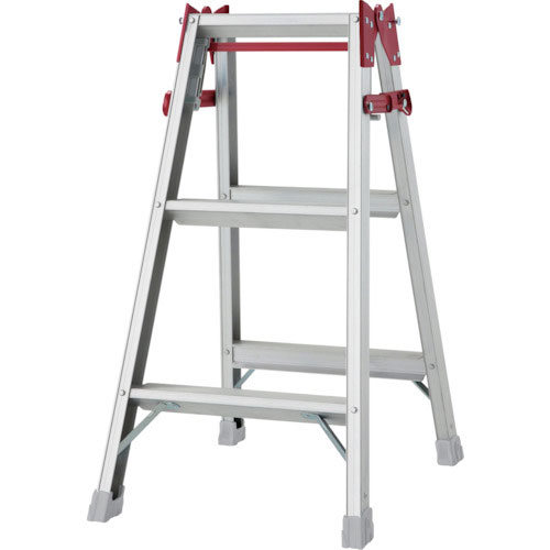 ハセガワ　アルミはしご兼用脚立　ステップ幅広タイプ　ＲＳ型　３段（１０１８７）＿