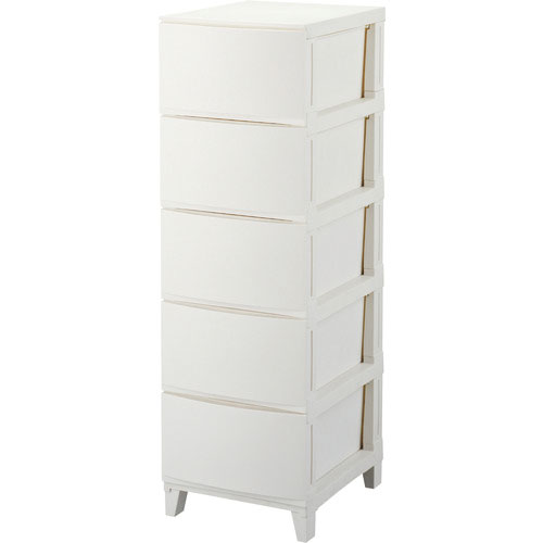 サンカ　チェスト　ルームスシェード　スリム５段　ホワイト　ＲＳＤ－Ｓ３４５ＷＨ