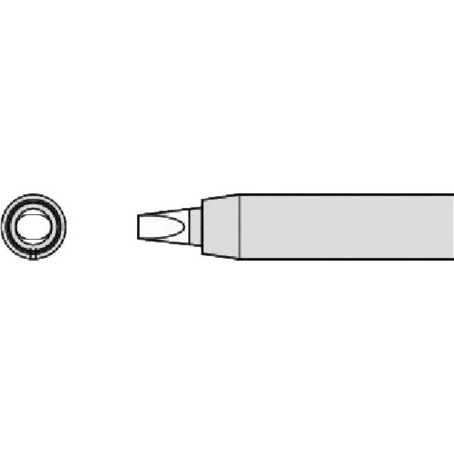 グット　交換コテ先（ＲＸ－８シリーズ）　こて先幅２．４ｍｍ＿
