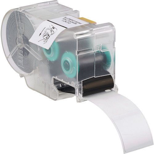 パンドウイット　熱転写ハンディプリンタ用セルフラミネートラベル　ビニル　白　印字部縦１２．７ｍｍｘ横＿