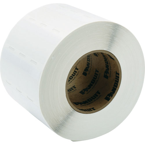 パンドウイット　熱転写プリンタ用セルフラミネートラベル　ビニル　白　印字部縦１９．１ｍｍｘ横２５．４＿