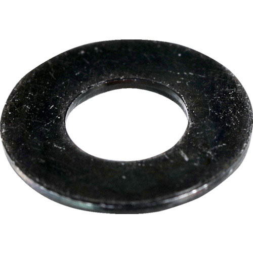 ＴＲＵＳＣＯ　平ワッシャー　ＪＩＳ　三価黒　Ｍ５　１５００個入　ヘキサゴンパック＿