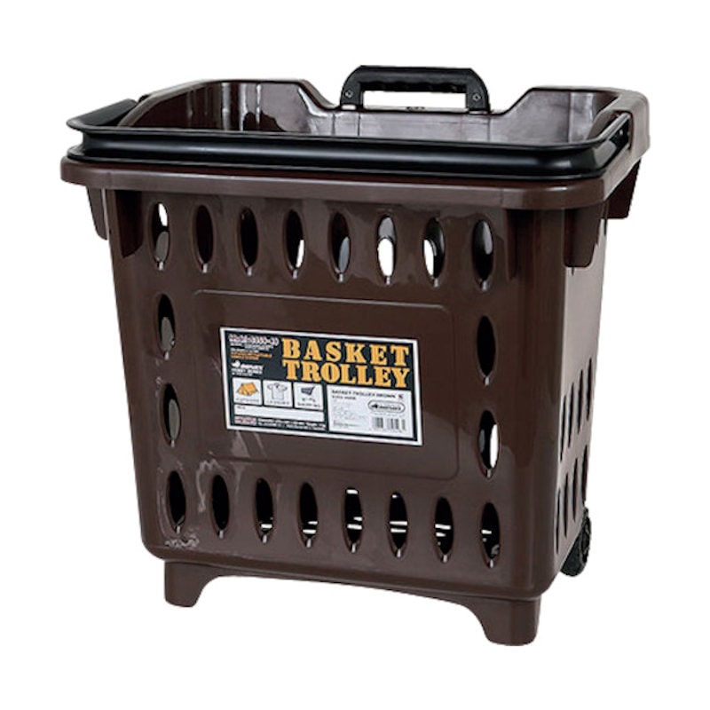 ＤＵＬＴＯＮ　バスケットトローリー　ブラウン＿