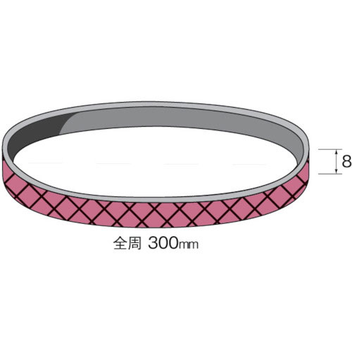 ミニモ　ダイヤモンドベルト　コーティング　ハード＃８０　（３枚入）＿