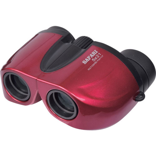 ＳＩＧＨＴＲＯＮ　コンパクト広視野５倍双眼鏡　ＳＡＦＡＲＩ５Ｘ２１　レッド＿