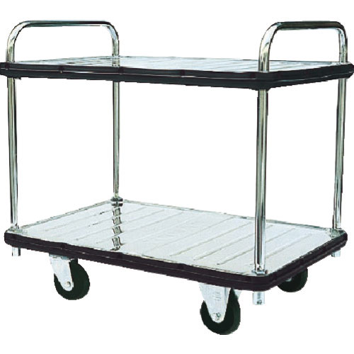 ダンディ　ステンレス台車　ダンディＳシリーズ　タイプＳＡ　２段テーブル式　Ｗ９３５×Ｄ６０５＿