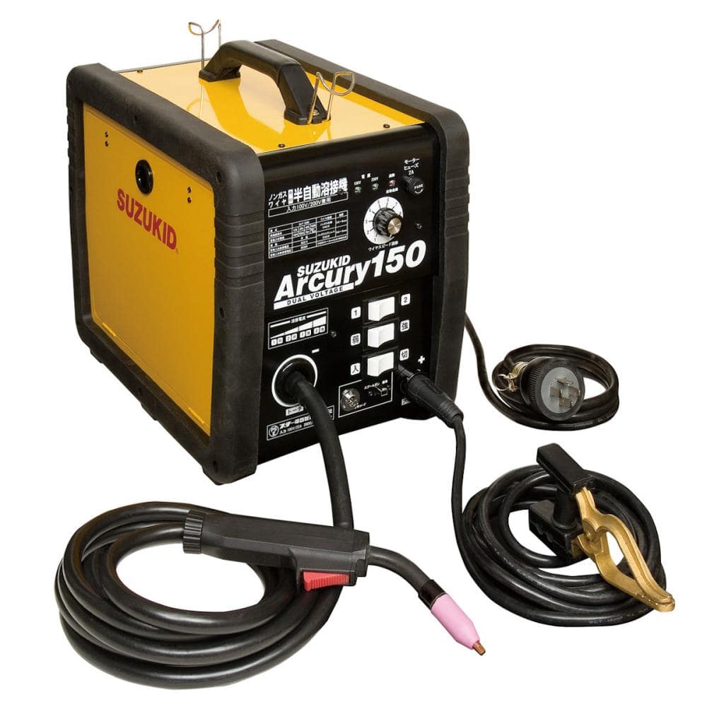 ＳＵＺＵＫＩＤ　スズキッド　１００Ｖ・２００Ｖ兼用直流半自動溶接　アーキュリー１５０Ｎ　ＳＡＹ－１５０Ｎ