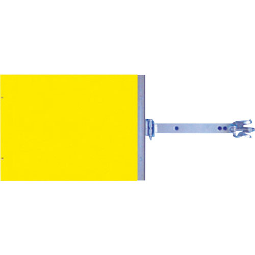 つくし　スイング標識　金具付き　両面黄無地＿